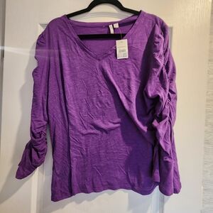 Cato Purple Women's Top Size XL BNWT